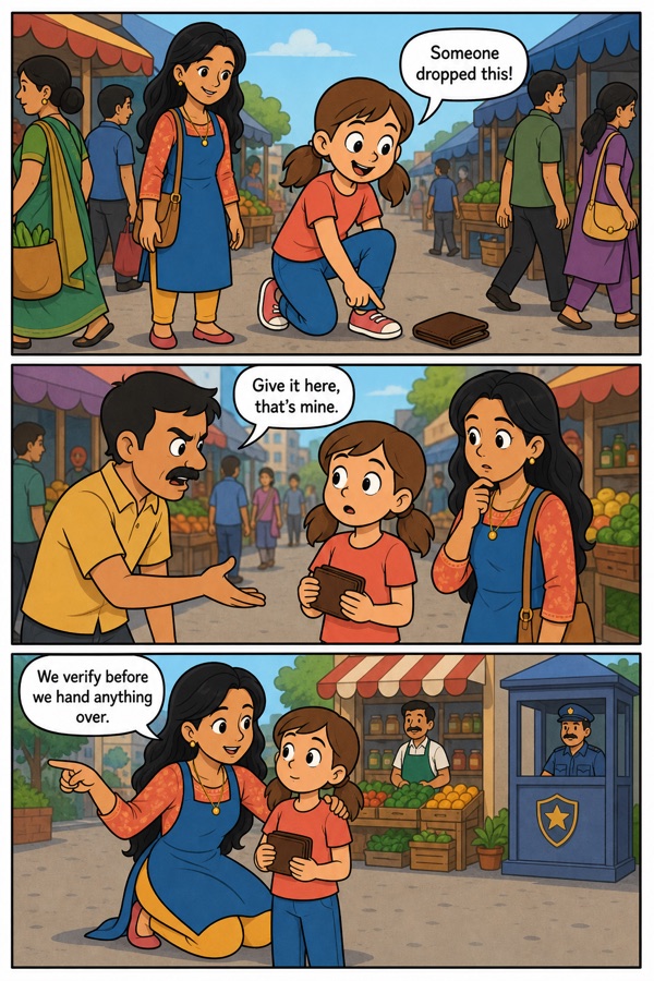 Page 5 of a real Comikoo comic — the same mother and daughter, on-model